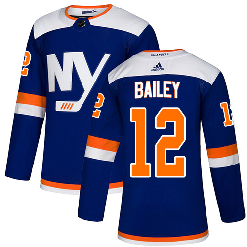 Adidas Islanders #12 Josh Bailey Blue Alternate Authentic Stitched Youth NHL Jersey