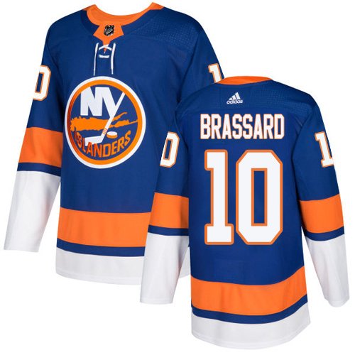 Adidas Islanders #10 Derek Brassard Royal Blue Home Authentic Stitched Youth NHL Jersey