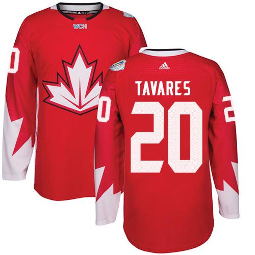 Team Canada #20 John Tavares Red 2016 World Cup Stitched Youth NHL Jersey