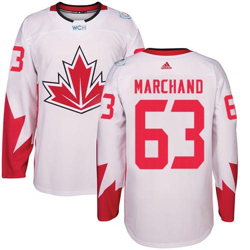 Team Canada #63 Brad Marchand White 2016 World Cup Stitched Youth NHL Jersey