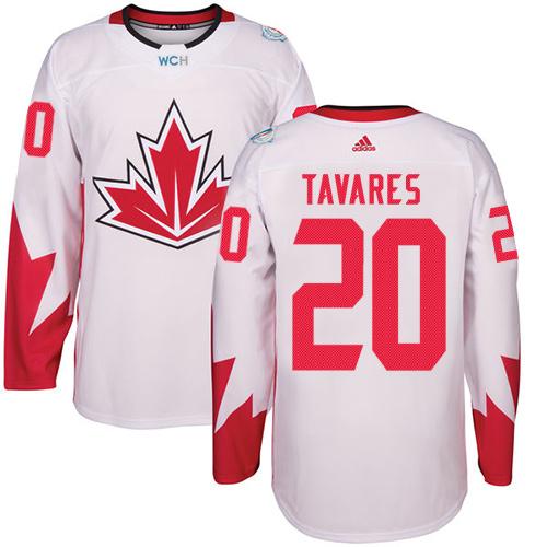 Team Canada #20 John Tavares White 2016 World Cup Stitched Youth NHL Jersey