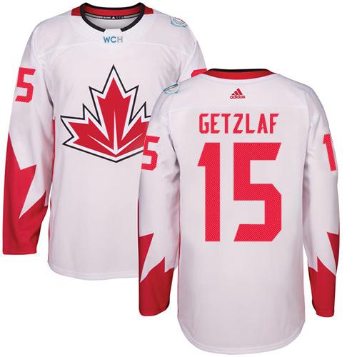 Team Canada #15 Ryan Getzlaf White 2016 World Cup Stitched Youth NHL Jersey