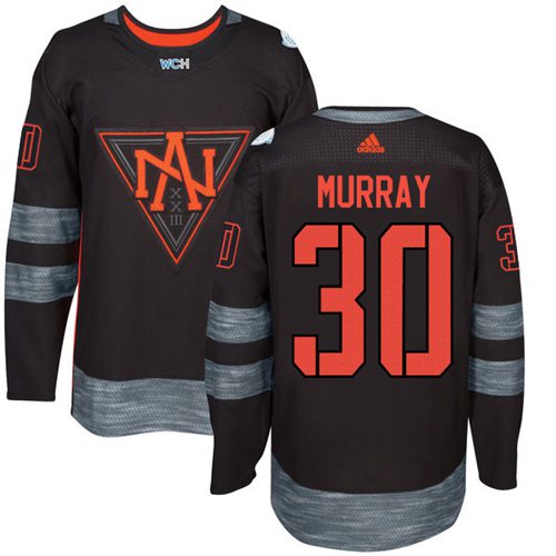 Team North America #30 Matt Murray Black 2016 World Cup Stitched Youth NHL Jersey