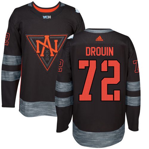 Team North America #72 Jonathan Drouin Black 2016 World Cup Stitched Youth NHL Jersey