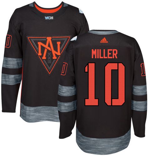 Team North America #10 J. T. Miller Black 2016 World Cup Stitched Youth NHL Jersey