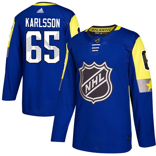 Adidas Senators #65 Erik Karlsson Royal 2018 All-Star Atlantic Division Authentic Stitched Youth NHL Jersey