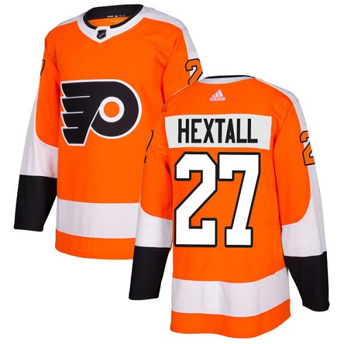 Adidas Flyers #27 Ron Hextall Orange Home Authentic Stitched Youth NHL Jersey