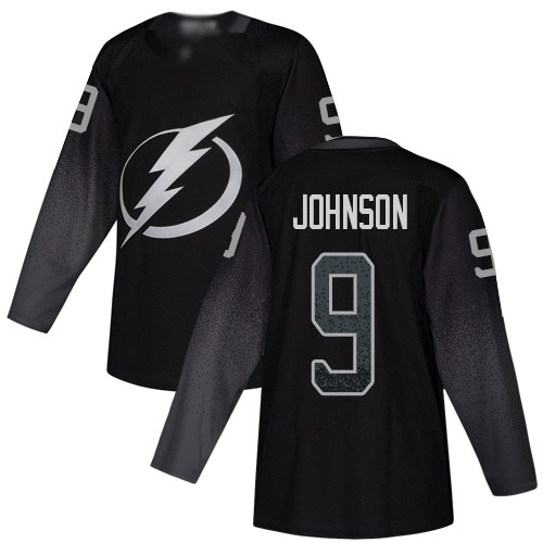 Adidas Lightning #9 Tyler Johnson Black Alternate Authentic Stitched Youth NHL Jersey