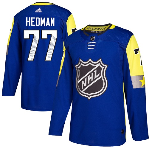 Adidas Lightning #77 Victor Hedman Royal 2018 All-Star Atlantic Division Authentic Stitched Youth NHL Jersey