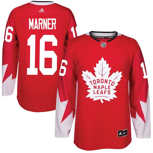 Adidas Maple Leafs #16 Mitchell Marner Red Team Canada Authentic Stitched Youth NHL Jersey