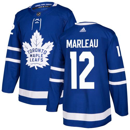 Adidas Maple Leafs #12 Patrick Marleau Blue Home Authentic Stitched Youth NHL Jersey