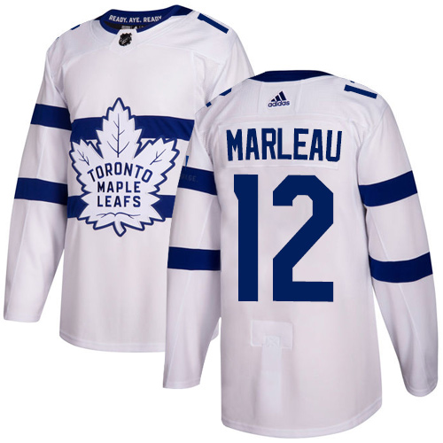 Adidas Maple Leafs #12 Patrick Marleau White Authentic 2018 Stadium Series Stitched Youth NHL Jersey