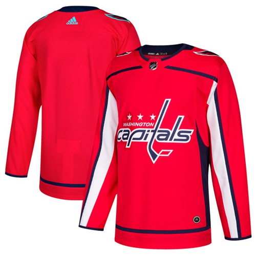 Adidas Capitals Blank Red Home Authentic Stitched Youth NHL Jersey