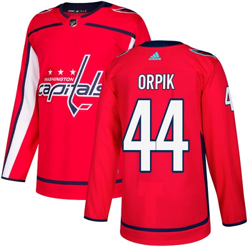 Adidas Capitals #44 Brooks Orpik Red Home Authentic Stitched Youth NHL Jersey