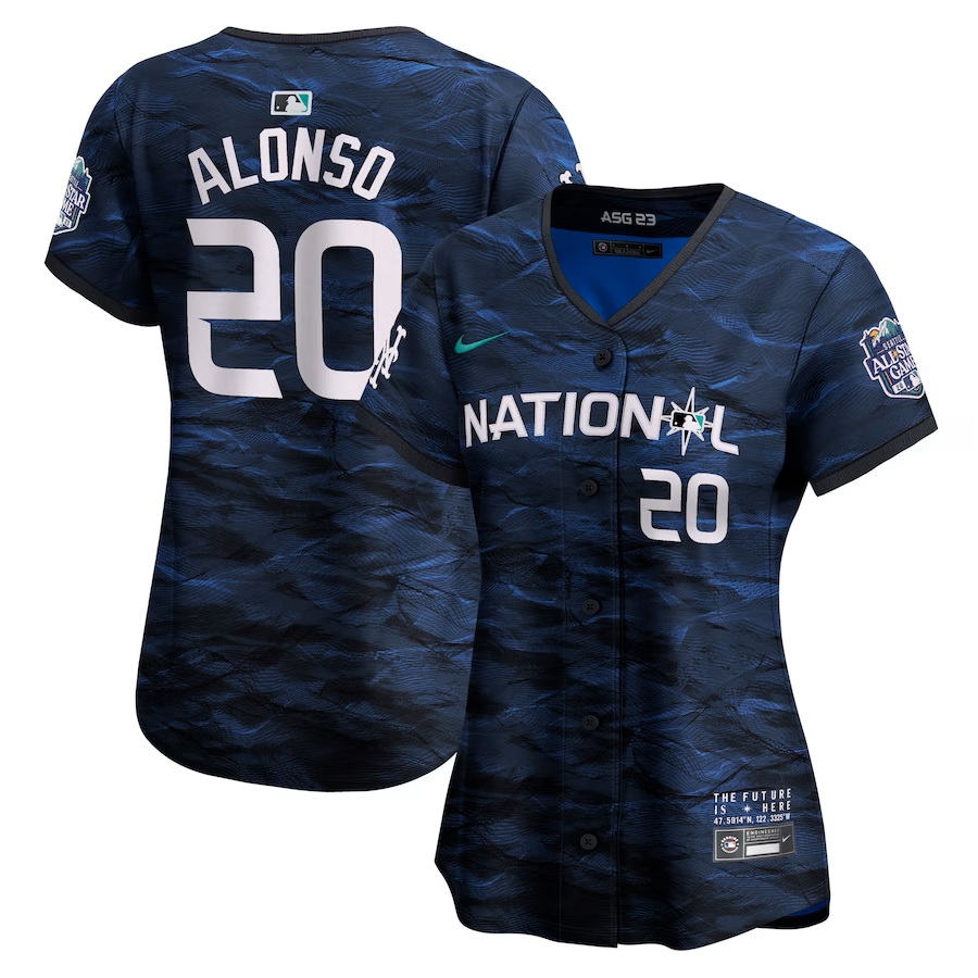 Women's National League Pete Alonso Nike Royal 2023 MLB All-Star Game Limited Player Jersey