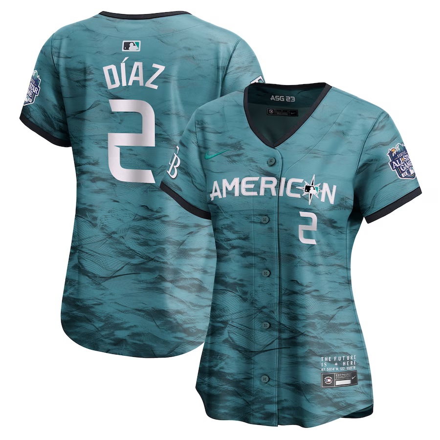 Women's American League Yandy Díaz Nike Teal 2023 MLB All-Star Game Limited Player Jersey
