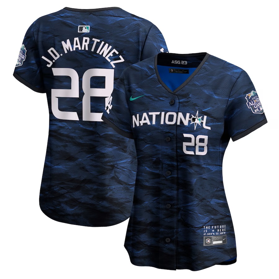Women's National League J.D. Martinez Nike Royal 2023 MLB All-Star Game Limited Player Jersey