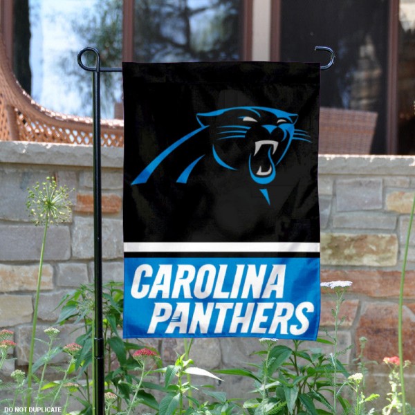 Carolina Panthers Double-Sided Garden Flag 001 (Pls Check Description For Details)