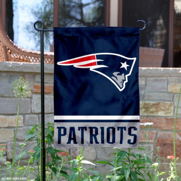 New England Patriots Double-Sided Garden Flag 001 (Pls Check Description For Details)