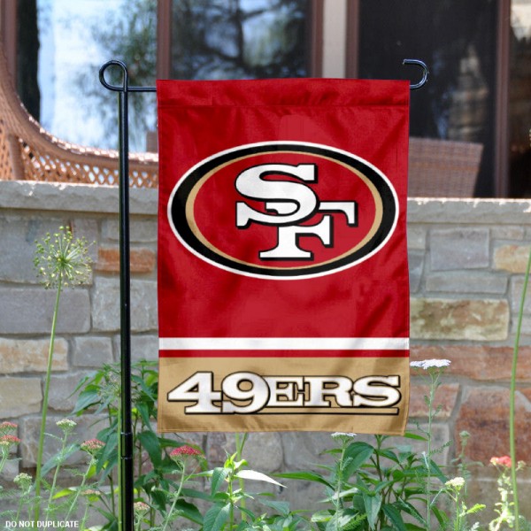 San Francisco 49ers Double-Sided Garden Flag 001 (Pls Check Description For Details)