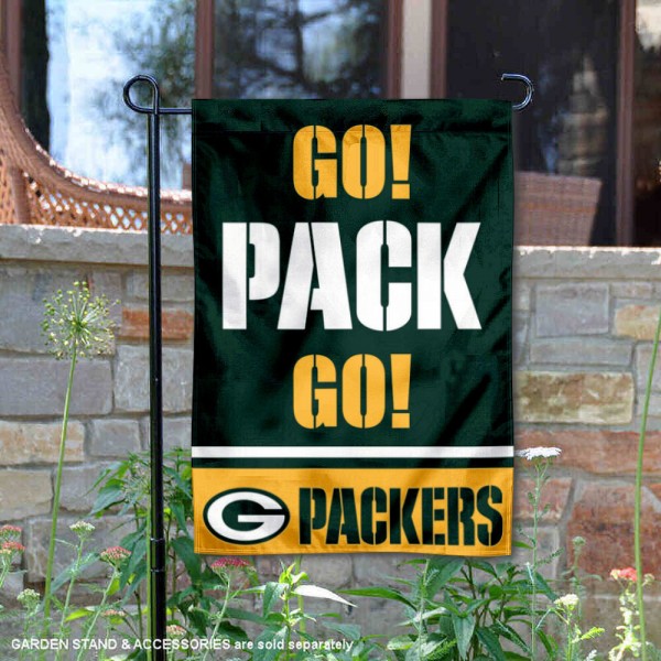 Green Bay Packers Double-Sided Garden Flag 005 (Pls Check Description For Details)