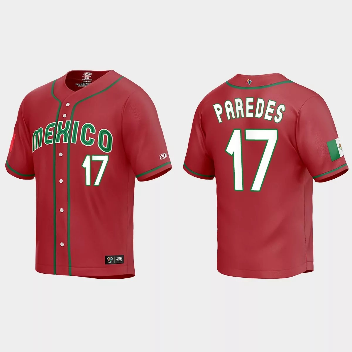Isaac Paredes Mexico Baseball 2023 World Baseball Classic Replica Jersey – Red