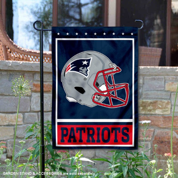 New England Patriots Double-Sided Garden Flag 002 (Pls Check Description For Details)