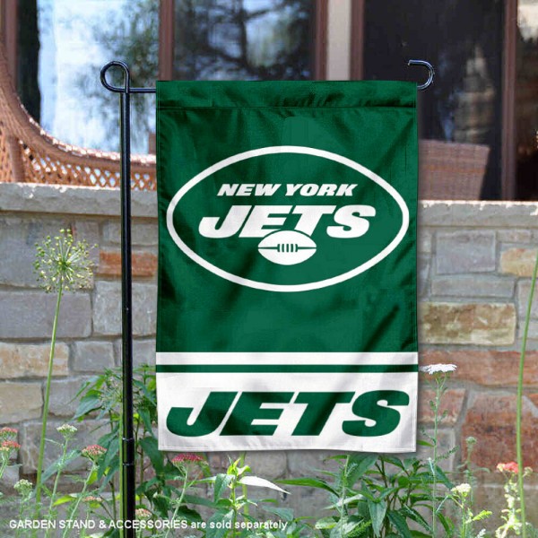 New York Jets Double-Sided Garden Flag 002 (Pls Check Description For Details)
