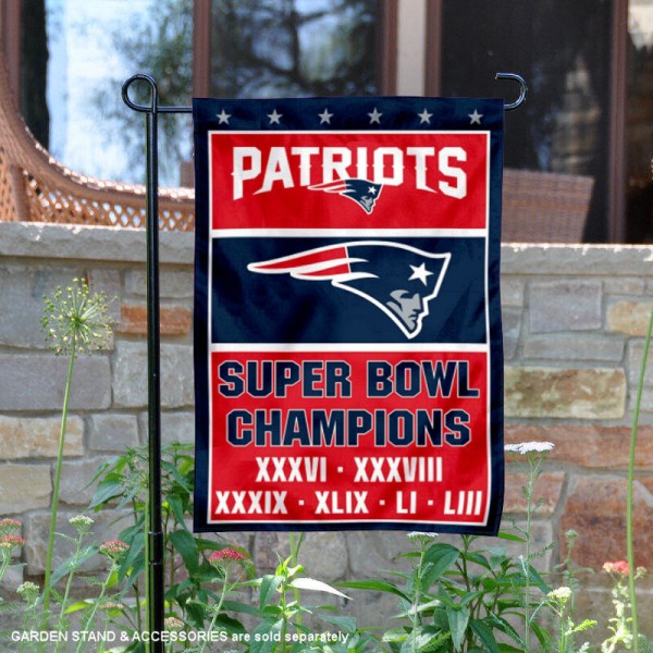 New England Patriots Double-Sided Garden Flag 003 (Pls Check Description For Details)
